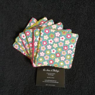 Débarbouillettes FLEURS