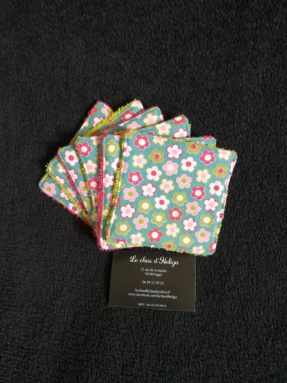 Débarbouillettes FLEURS