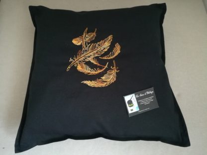 Housse de coussin plume