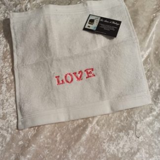 Serviette invité Love