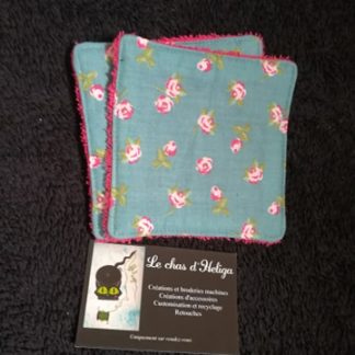 Lingettes ROSES FOND BLEU