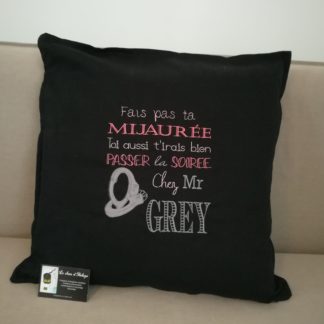 Housse coussin Message