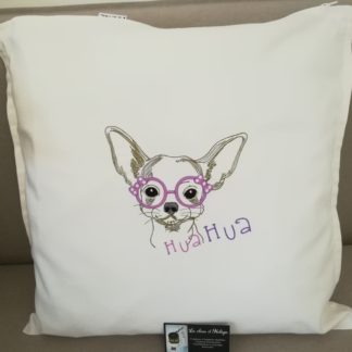Housse de coussin Chien