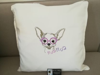 Housse de coussin Chien