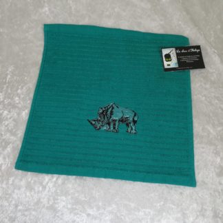 Serviette invitée verte