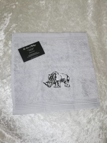 Serviette invitée grise