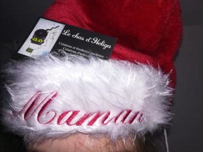 Bonnet de noël à personnaliser