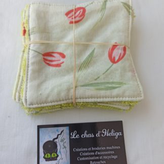 Lingettes tulipes