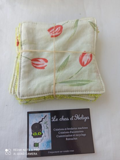 Lingettes tulipes