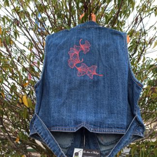 Veste en jean sans manche