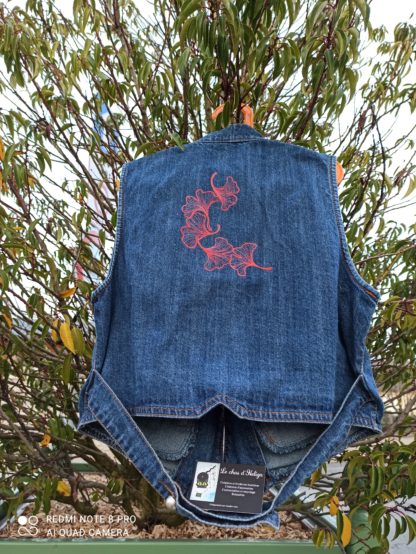 Veste en jean sans manche