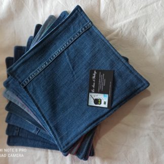 Essuis tout en jean recyclé