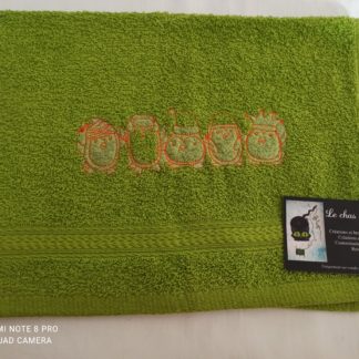Serviette invitée pingouin
