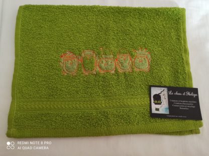 Serviette invitée pingouin