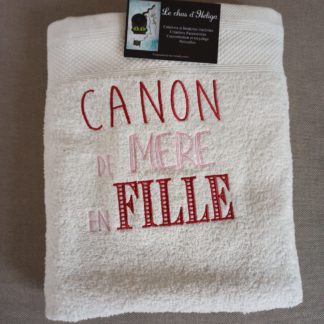 Serviette blanche