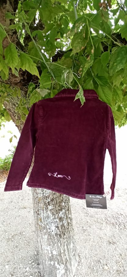 Chemise violine enfant