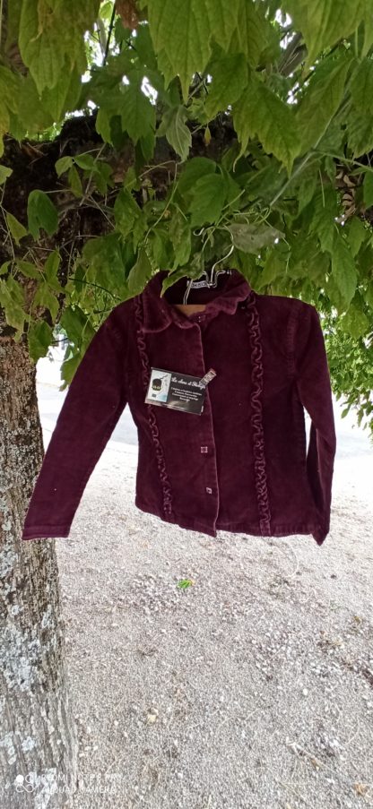 Chemise violine enfant – Image 2