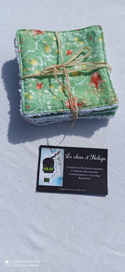 Lingettes Fleurs et Oiseaux