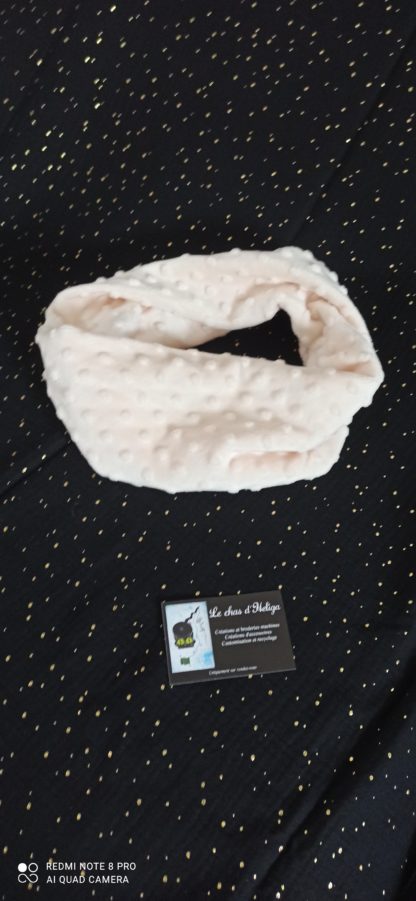 Snood minky écru