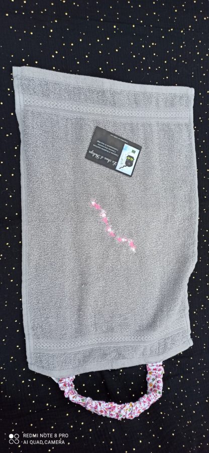Serviette de cantine grise