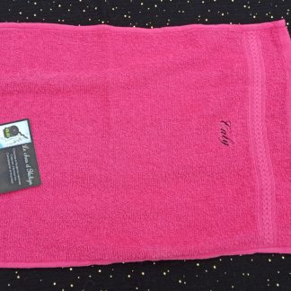 Serviette de cantine rose foncé Caly