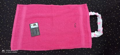 Serviette de cantine rose foncé Caly