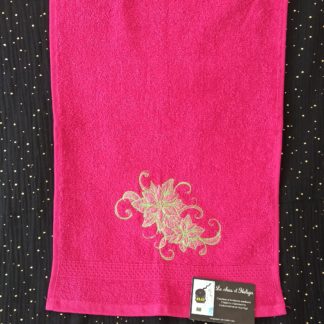 Serviette rose