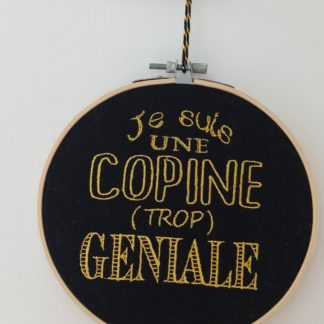 Cadre message jaune