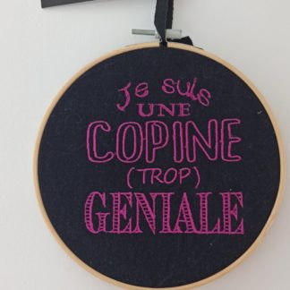 Cadre message violine