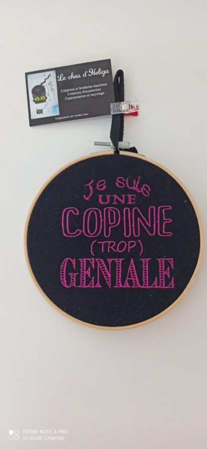 Cadre message violine
